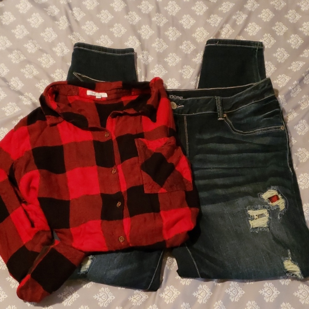 Maurices outfit 18w Regular and 1X